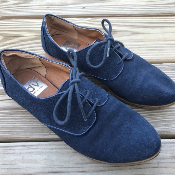 Dolce Vita Shoes - Dolce Vita Women Shoe Blue Suede Laces Up